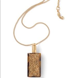 Cabi Zelda Perfume Bottle Necklace Art Nouveau Inspired NIB
